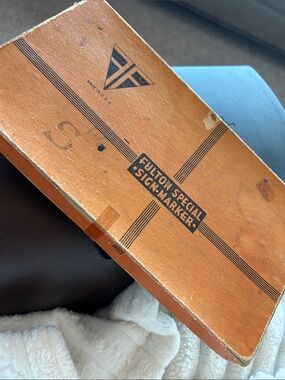 Vintage 1940s - Fulton Sign Marker set